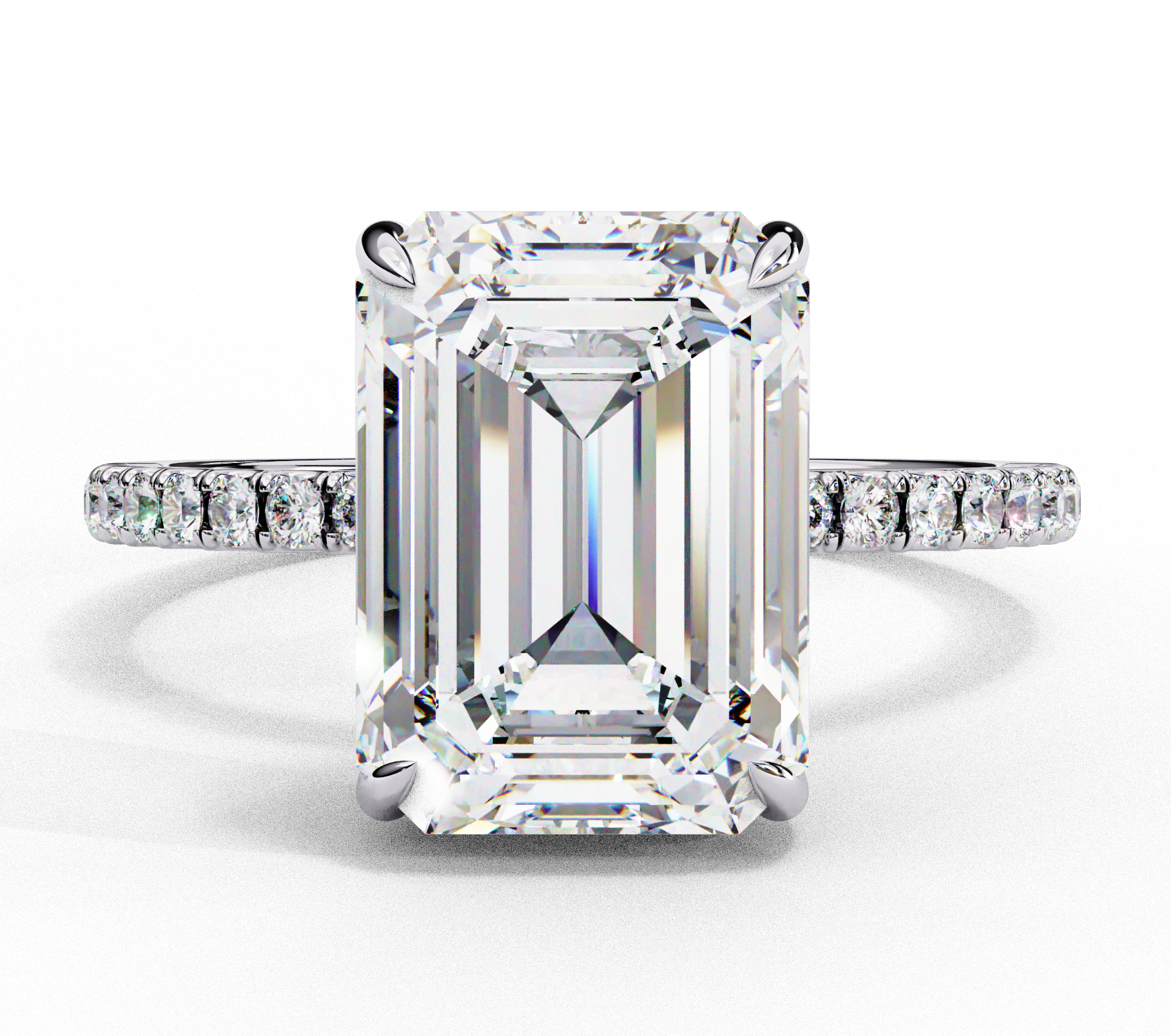 Paradise Emerald Diamond Ring - Espira Gems