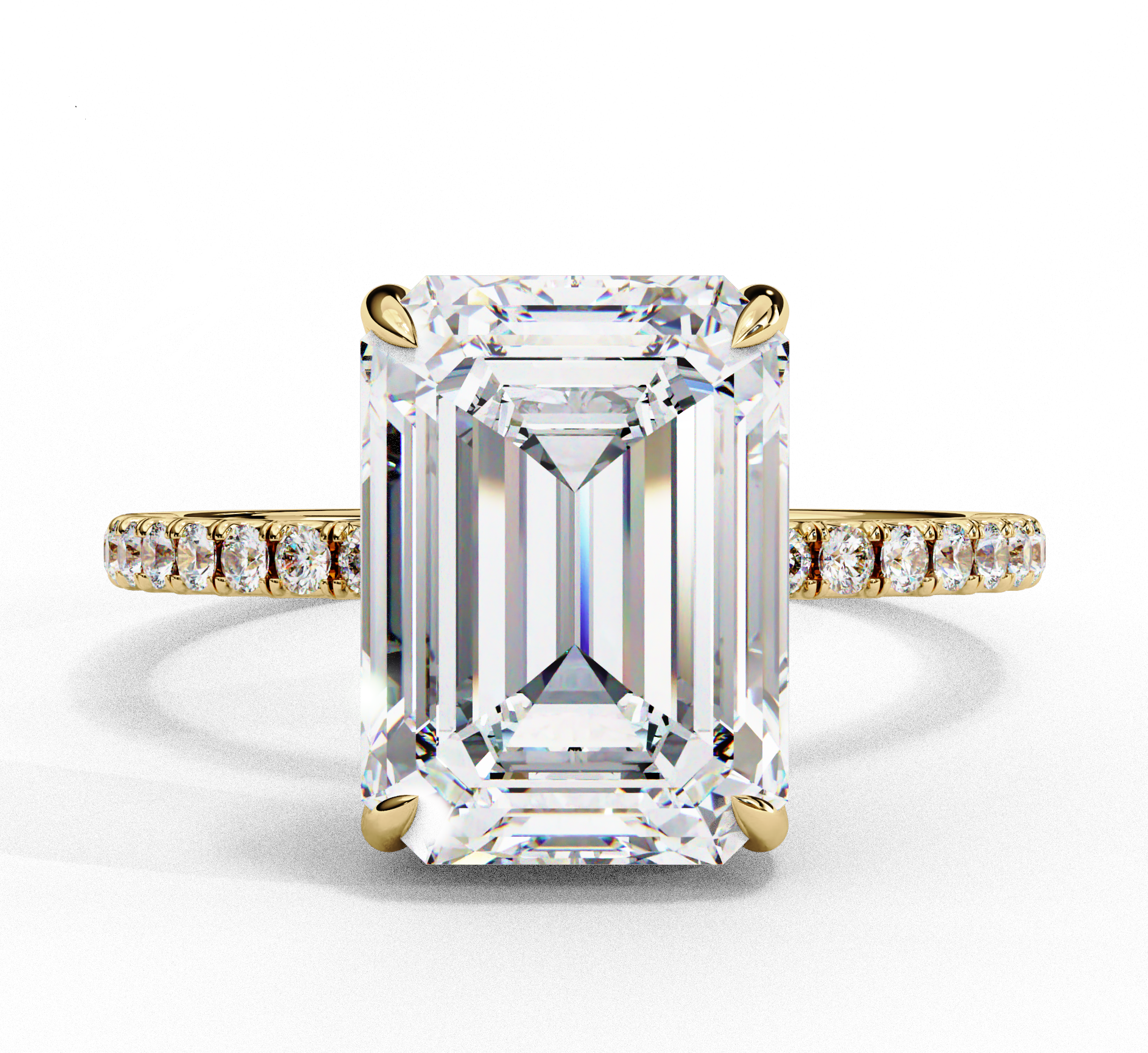 Paradise Emerald Diamond Ring - Espira Gems