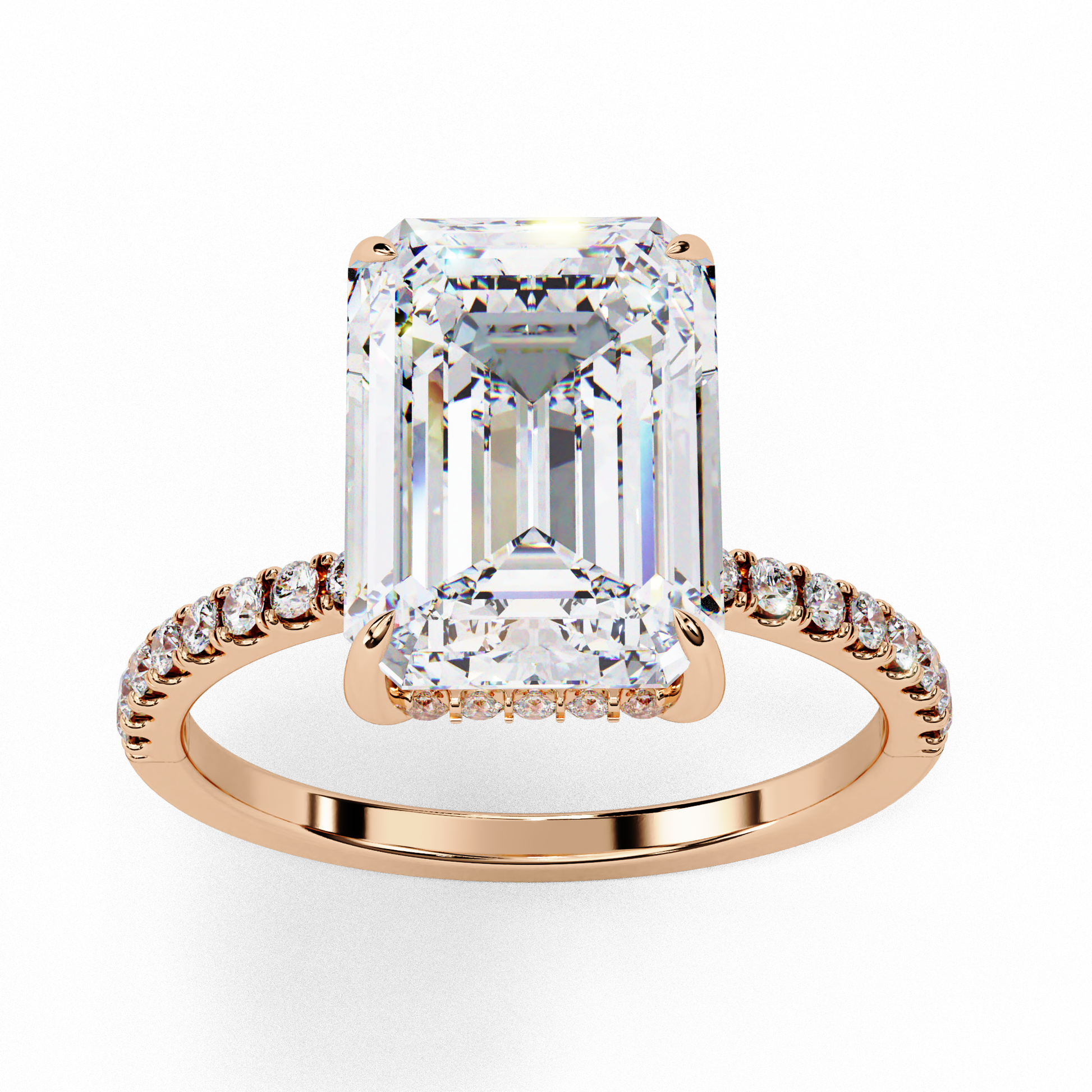 Paradise Emerald Diamond Ring - Espira Gems