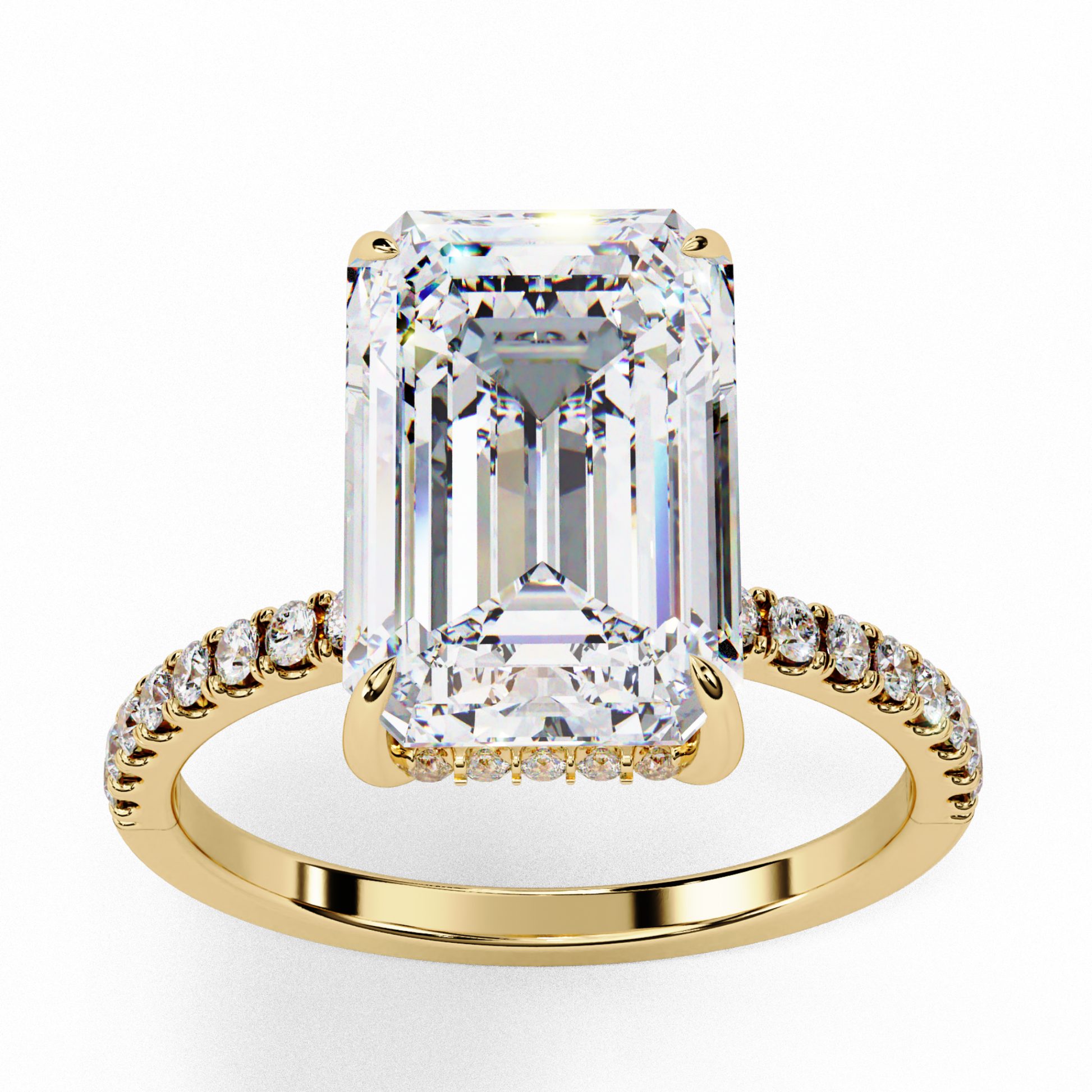 Paradise Emerald Diamond Ring - Espira Gems