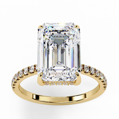 Paradise Emerald Diamond Ring - Espira Gems