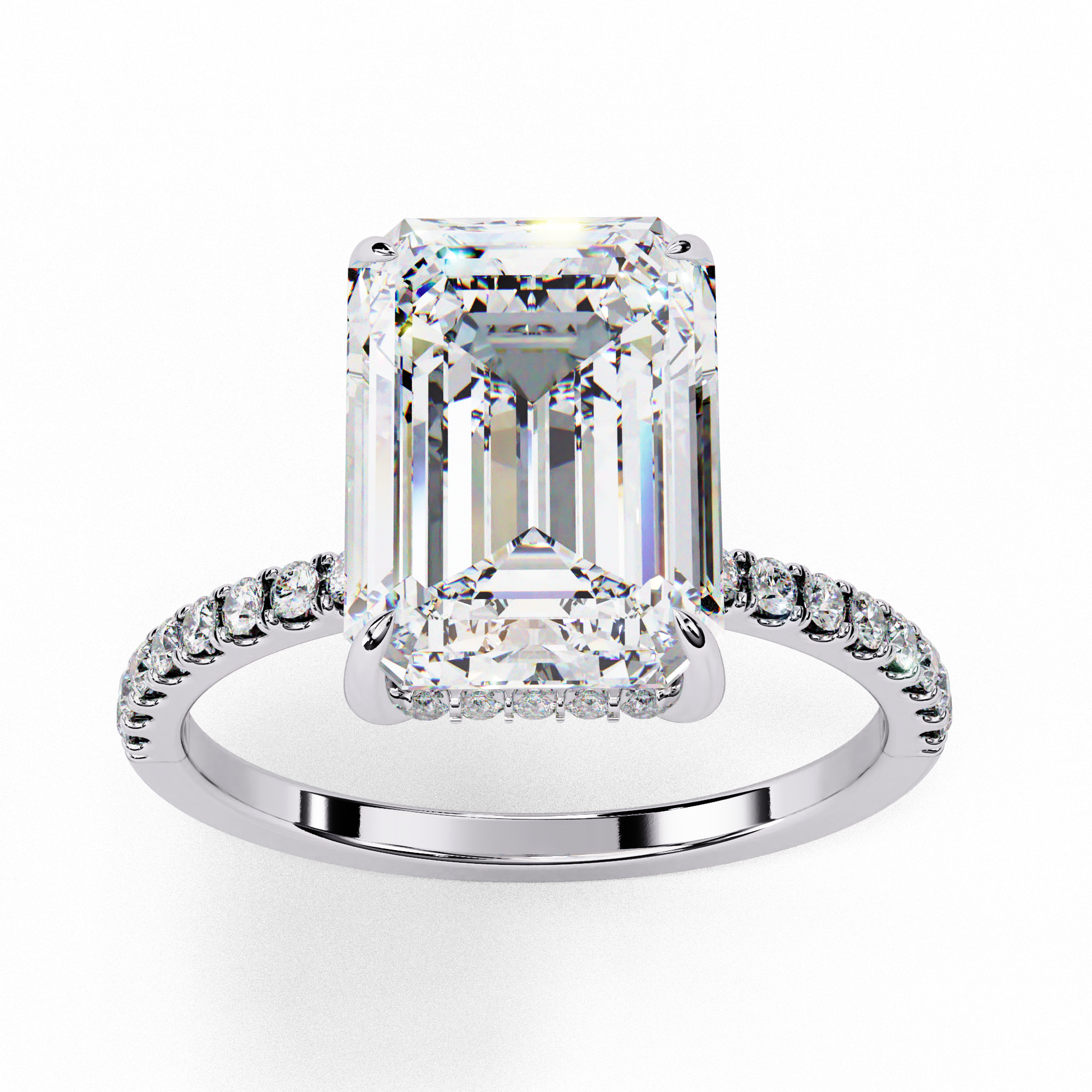 Paradise Emerald Diamond Ring - Espira Gems