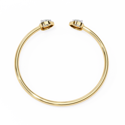 Double Essence Open Bangle