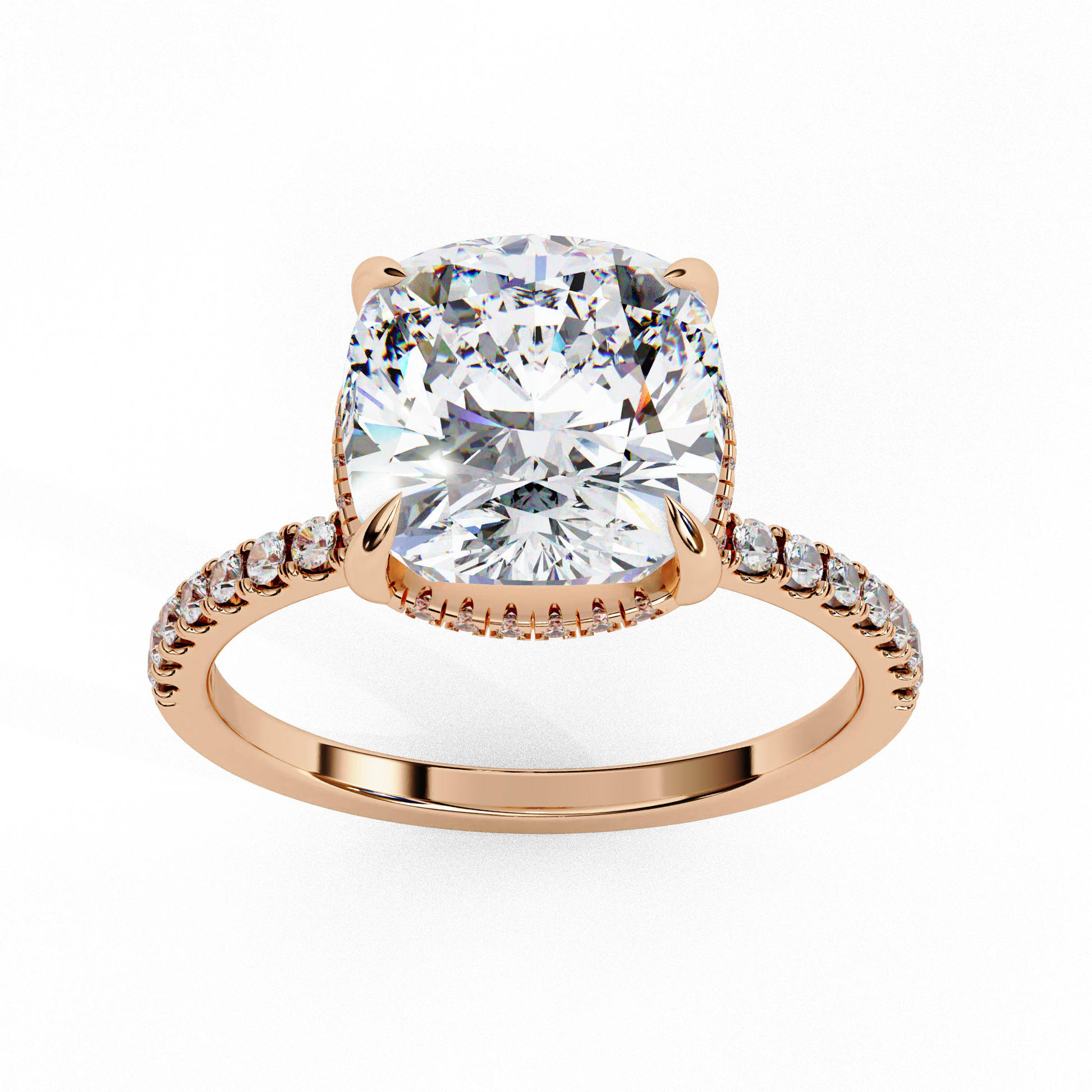 Paradise Cushion Diamond Ring - Espira Gems