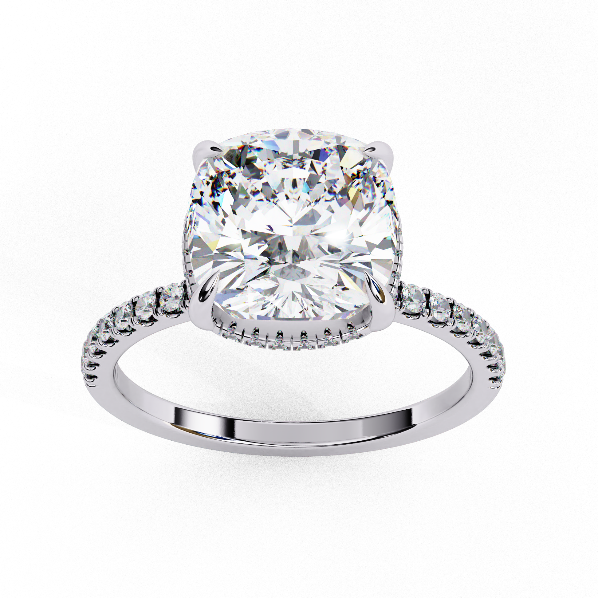 Paradise Cushion Diamond Ring - Espira Gems