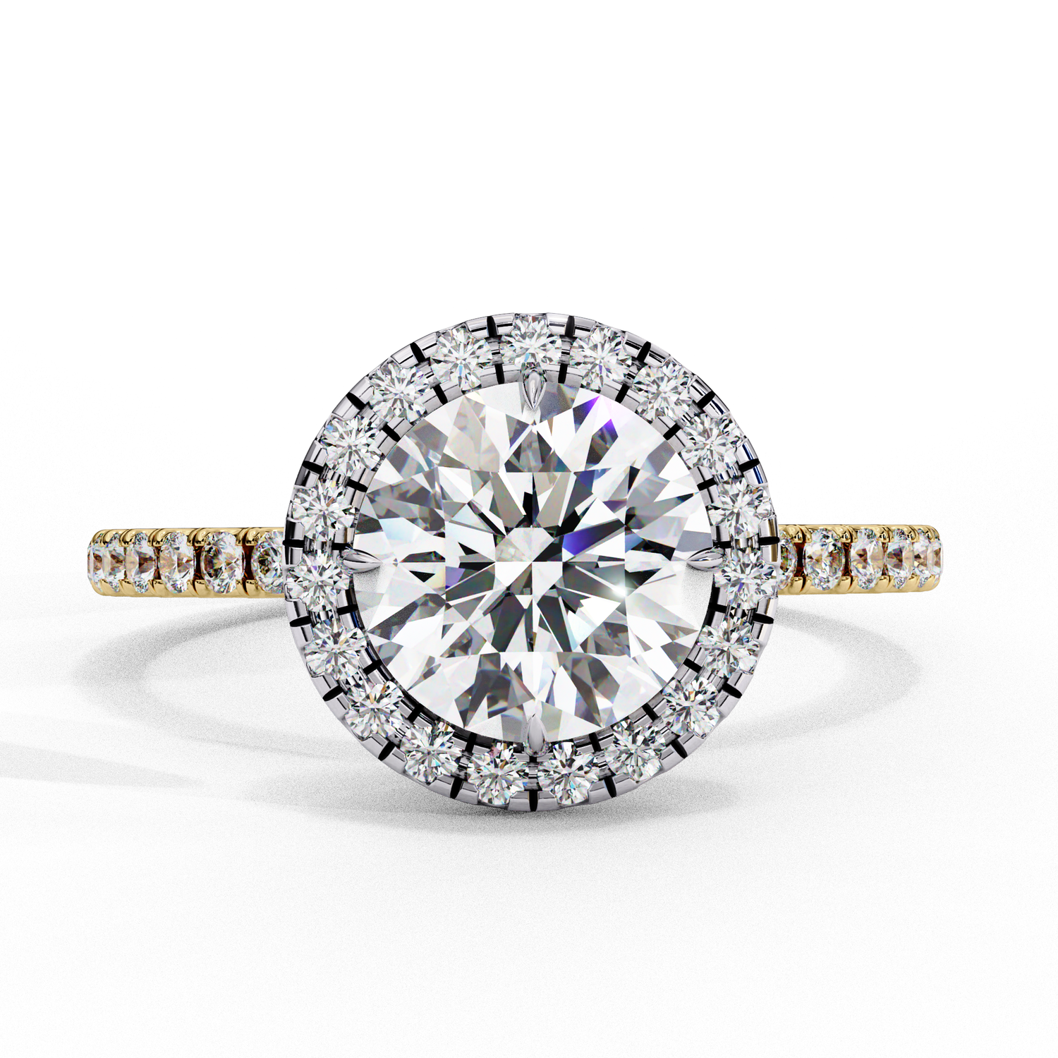Valentina Round Diamond Ring - Espira Gems