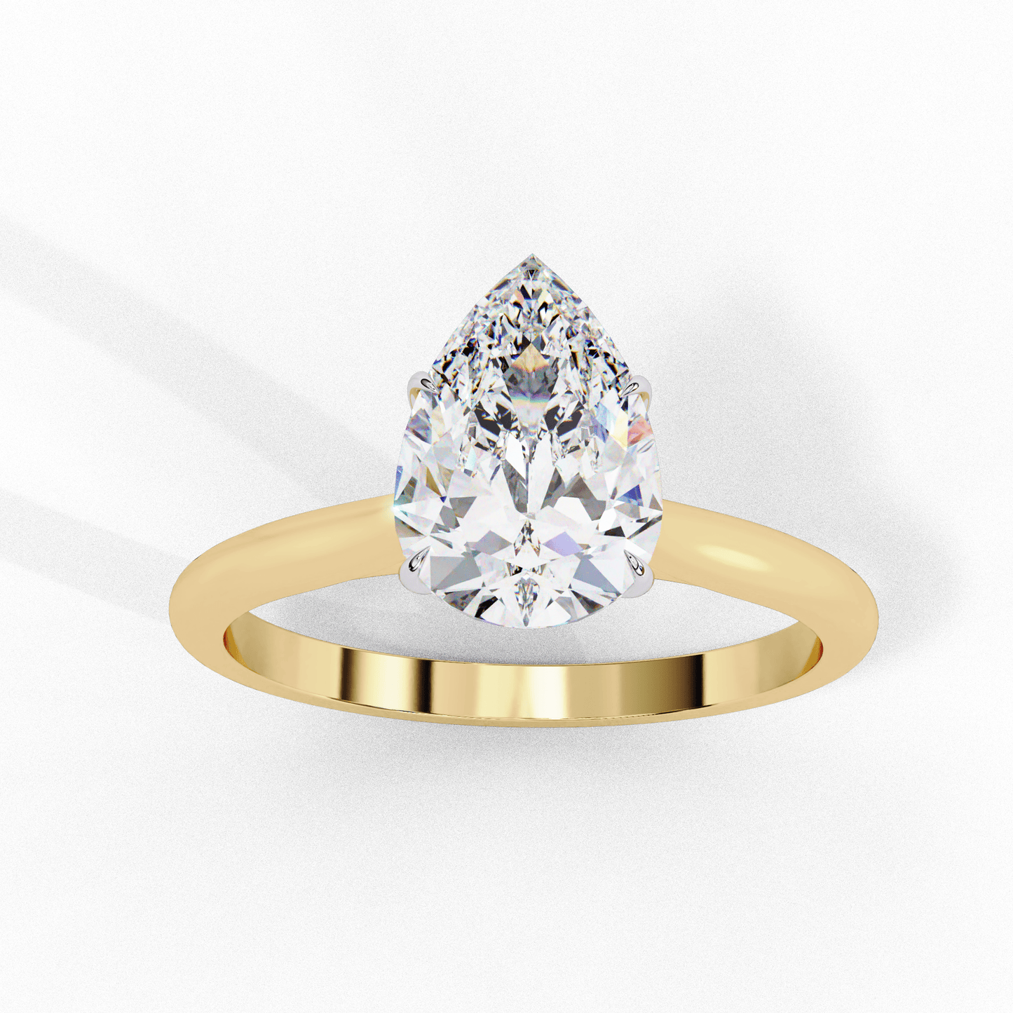 bright pear diamond ring - espira fine gems