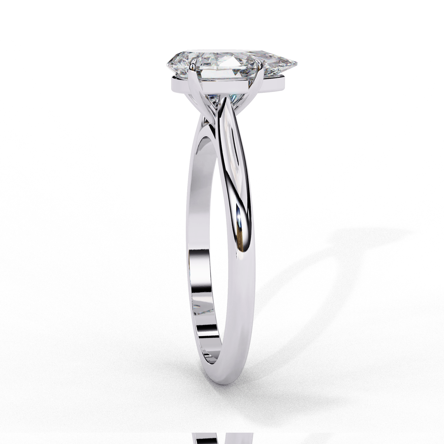 bright pear diamond ring - espira fine gems