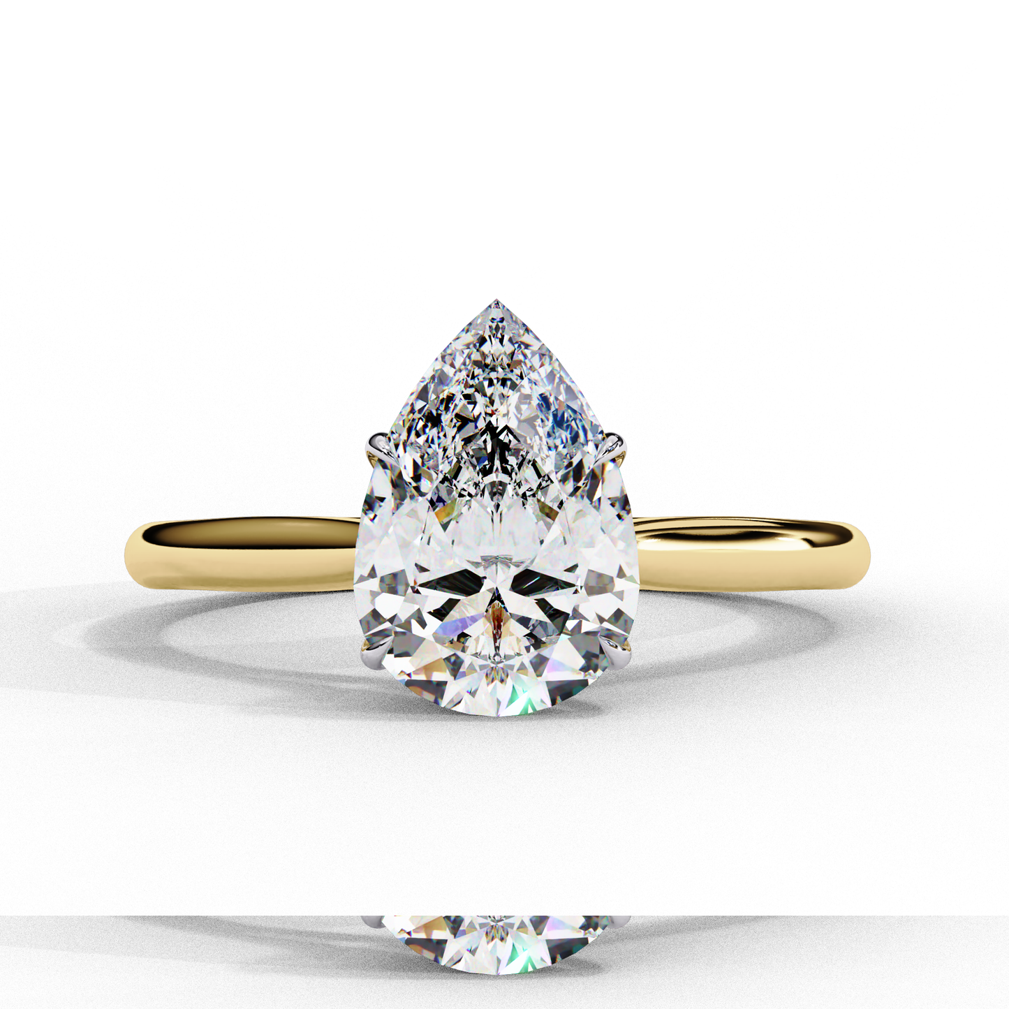 bright pear diamond ring - espira fine gems