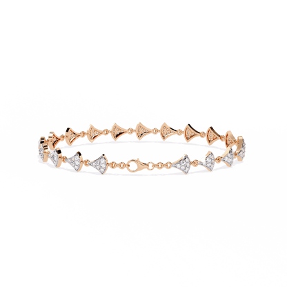 Diamora Round Diamond Bracelet - Espira Fine Gems