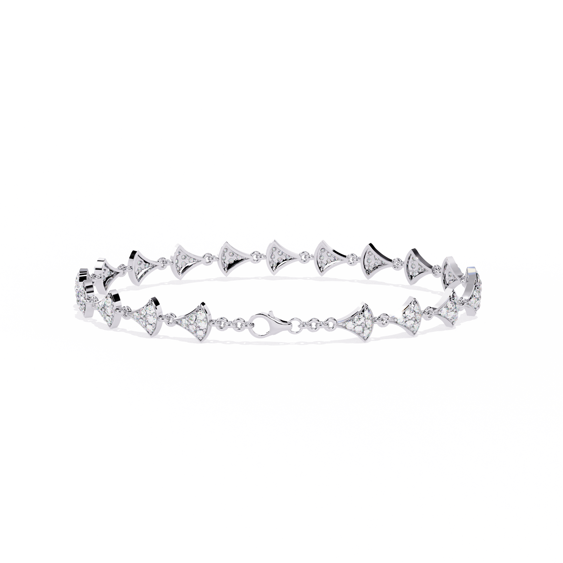 Diamora Round Diamond Bracelet - Espira Fine Gems