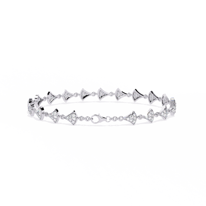 Diamora Round Diamond Bracelet - Espira Fine Gems