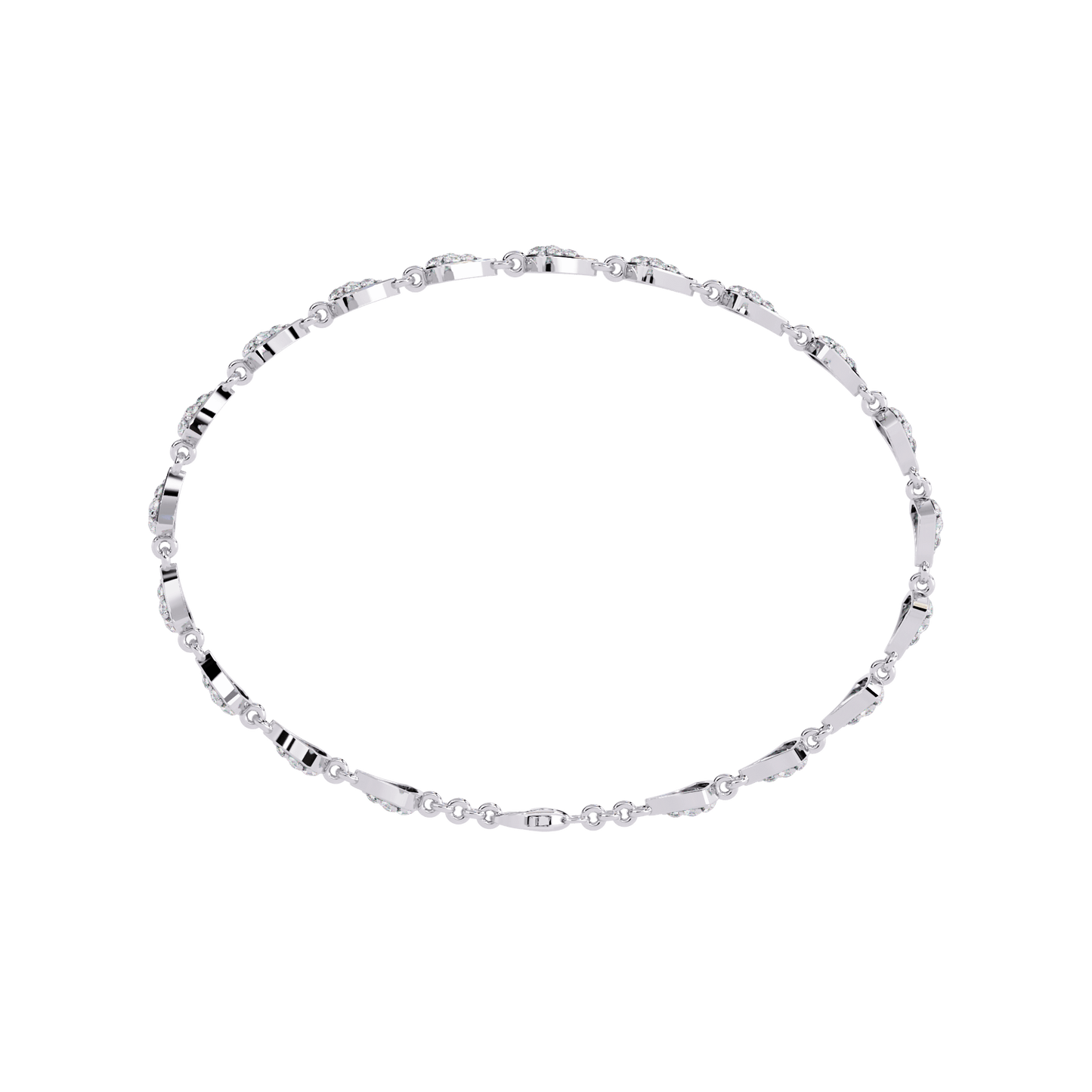 diamora round diamond bracelet - espira fine gems