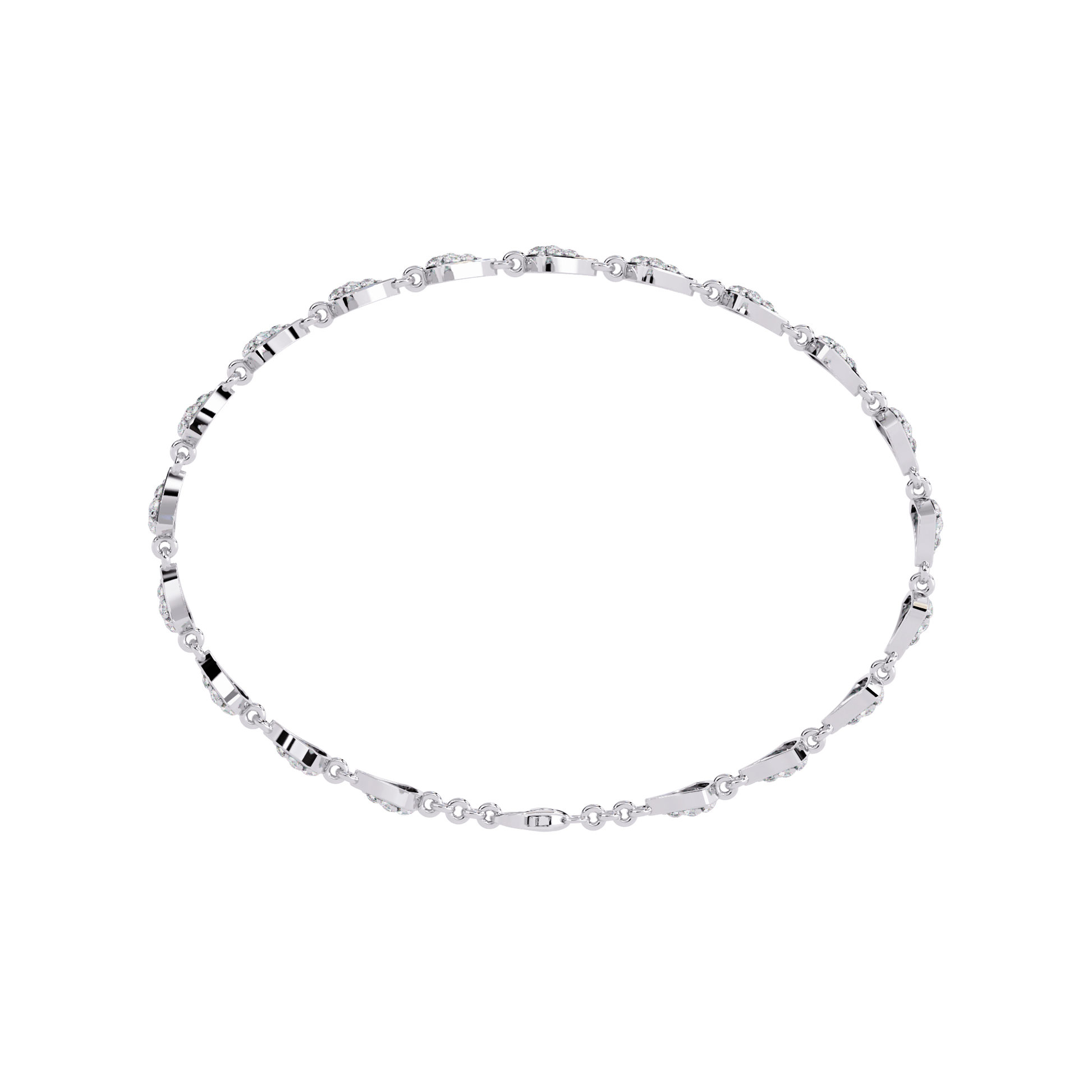 Diamora Round Diamond Bracelet - Espira Fine Gems