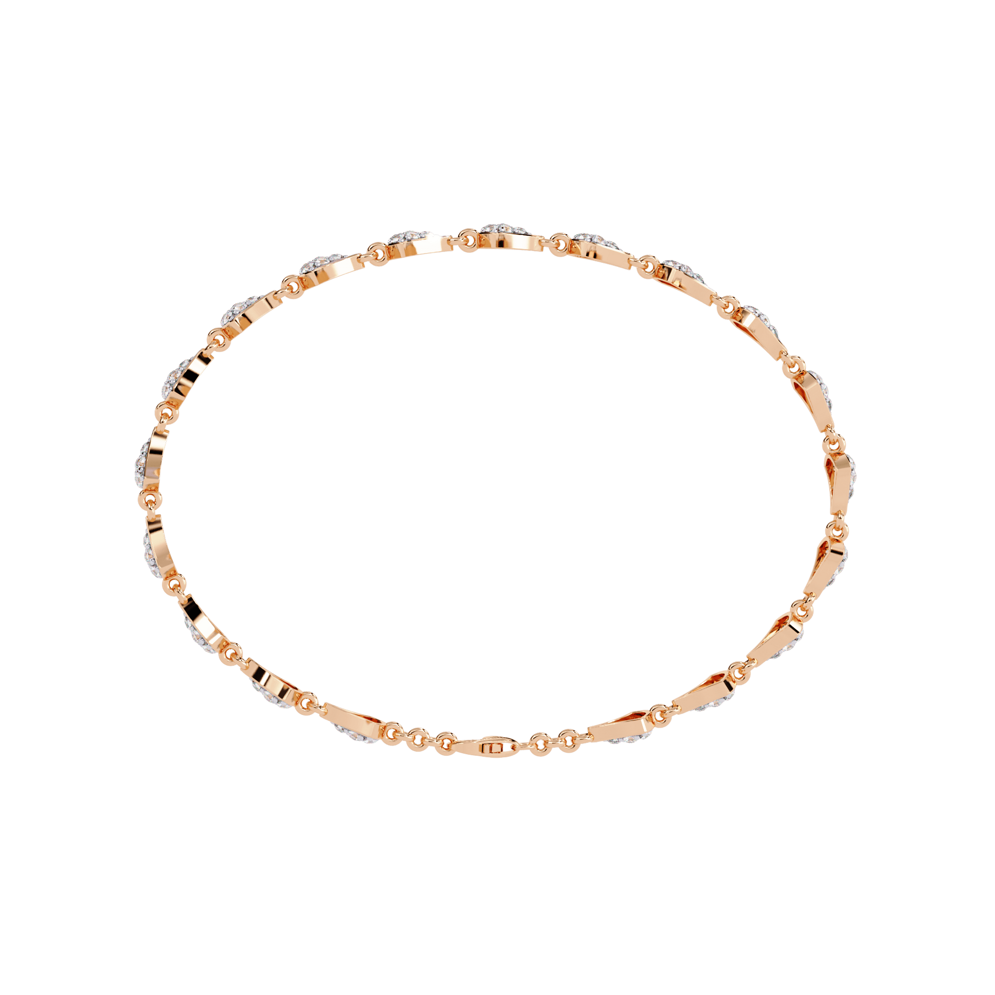 Diamora Round Diamond Bracelet - Espira Fine Gems