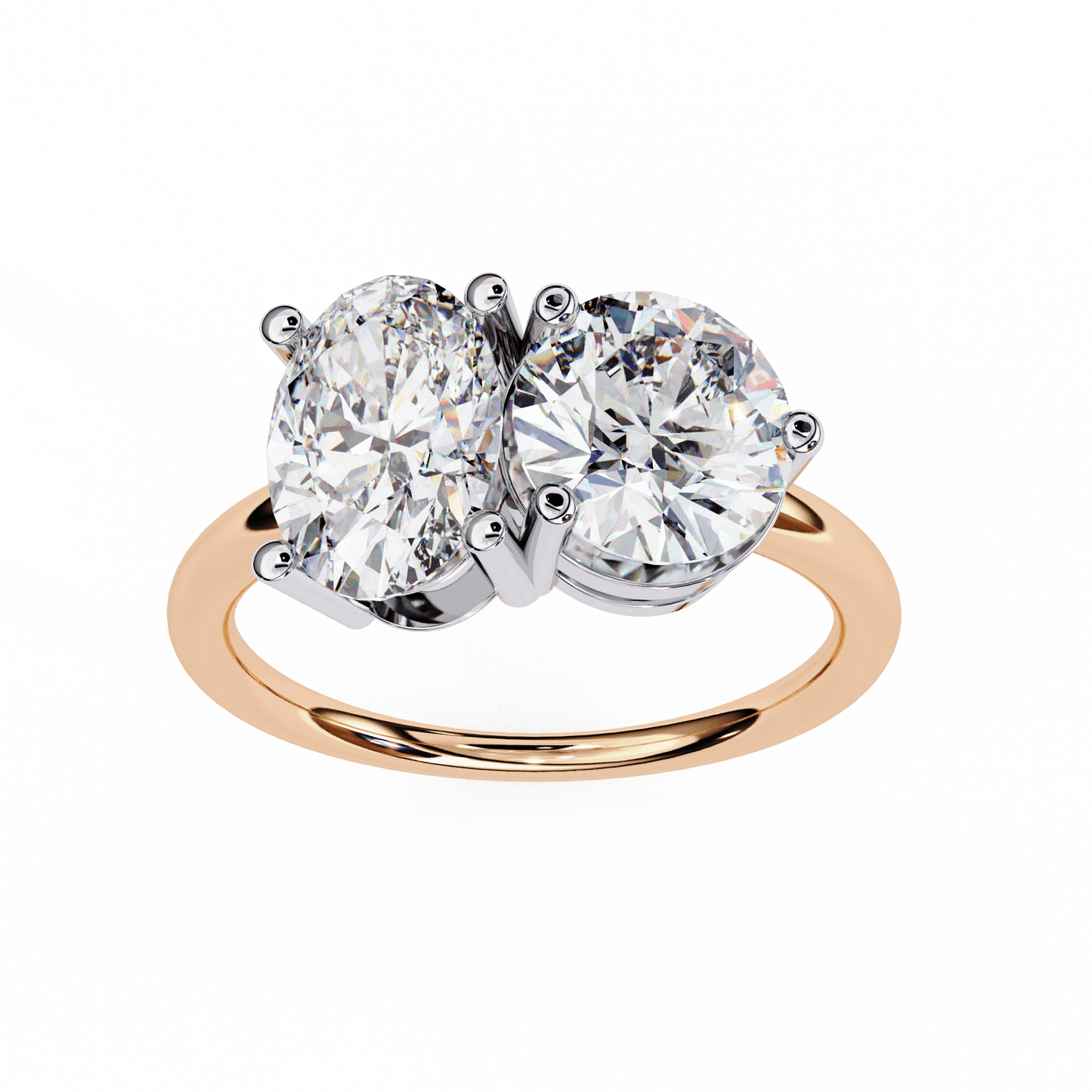 the kylie ring aka toi et moi diamond ring - espira fine gems