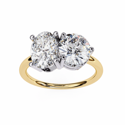 The Kylie Ring aka Toi et Moi Diamond Ring - Espira Fine Gems