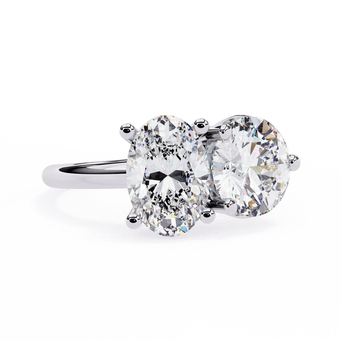 the kylie ring aka toi et moi diamond ring - espira fine gems