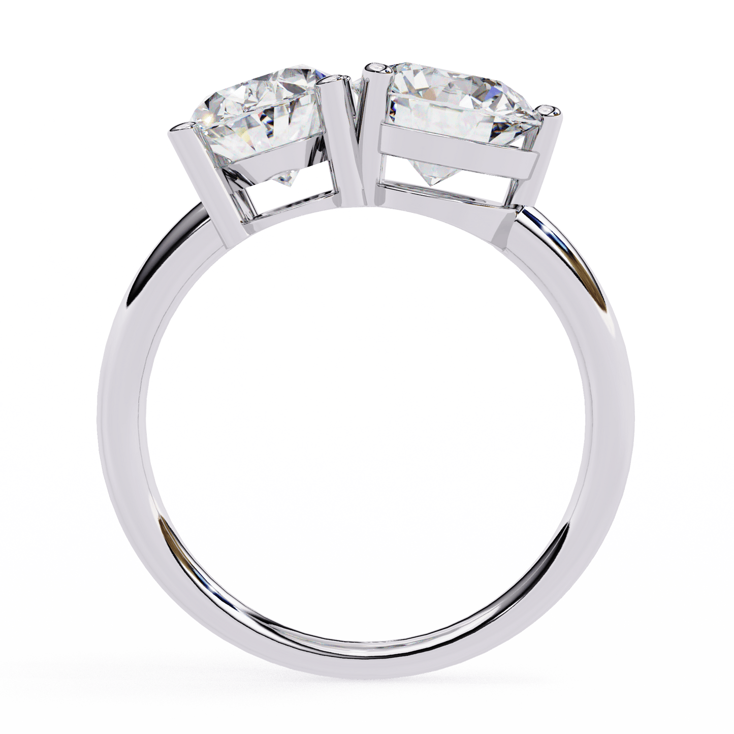 the kylie ring aka toi et moi diamond ring - espira fine gems