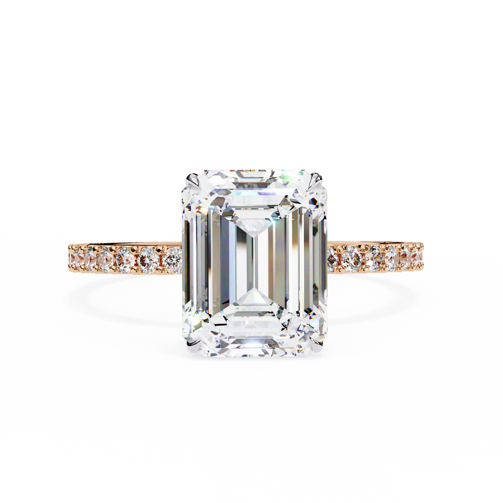 Sundara Emerald Diamond Ring - Espira Gems