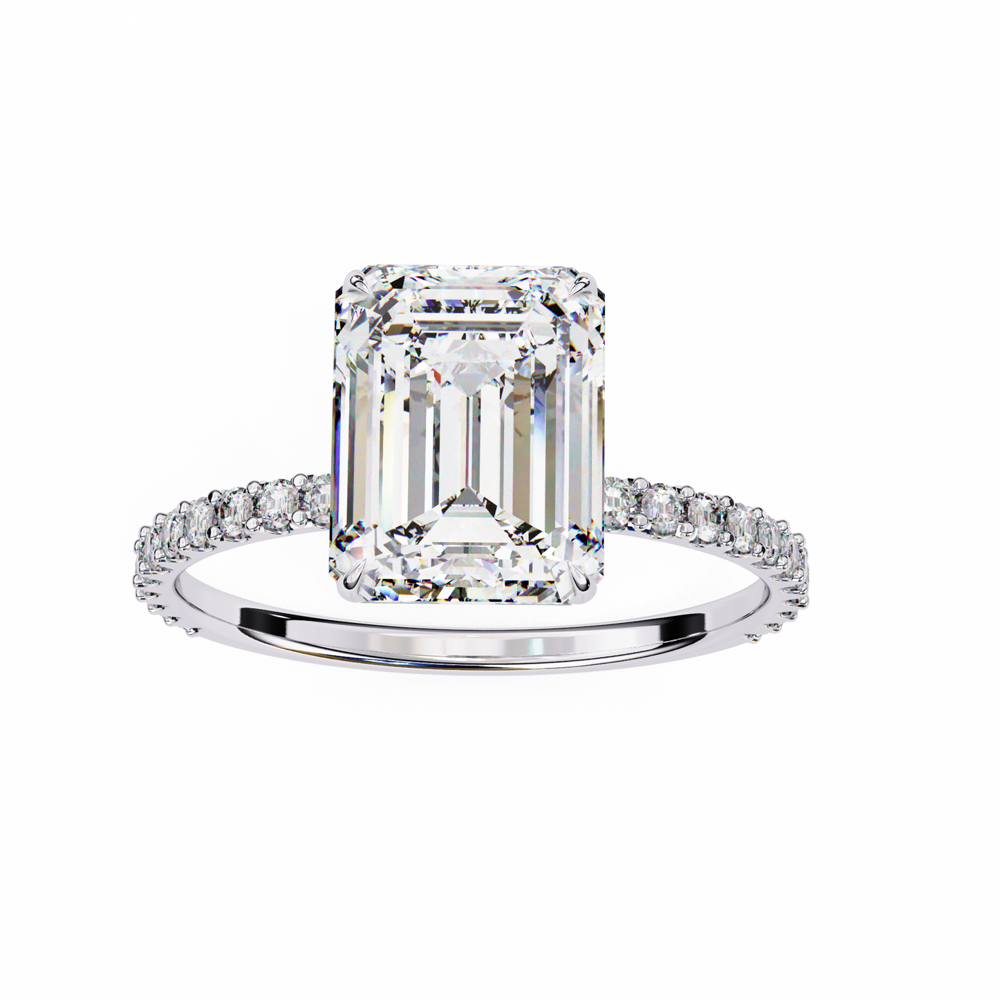sundara emerald diamond ring - espira gems