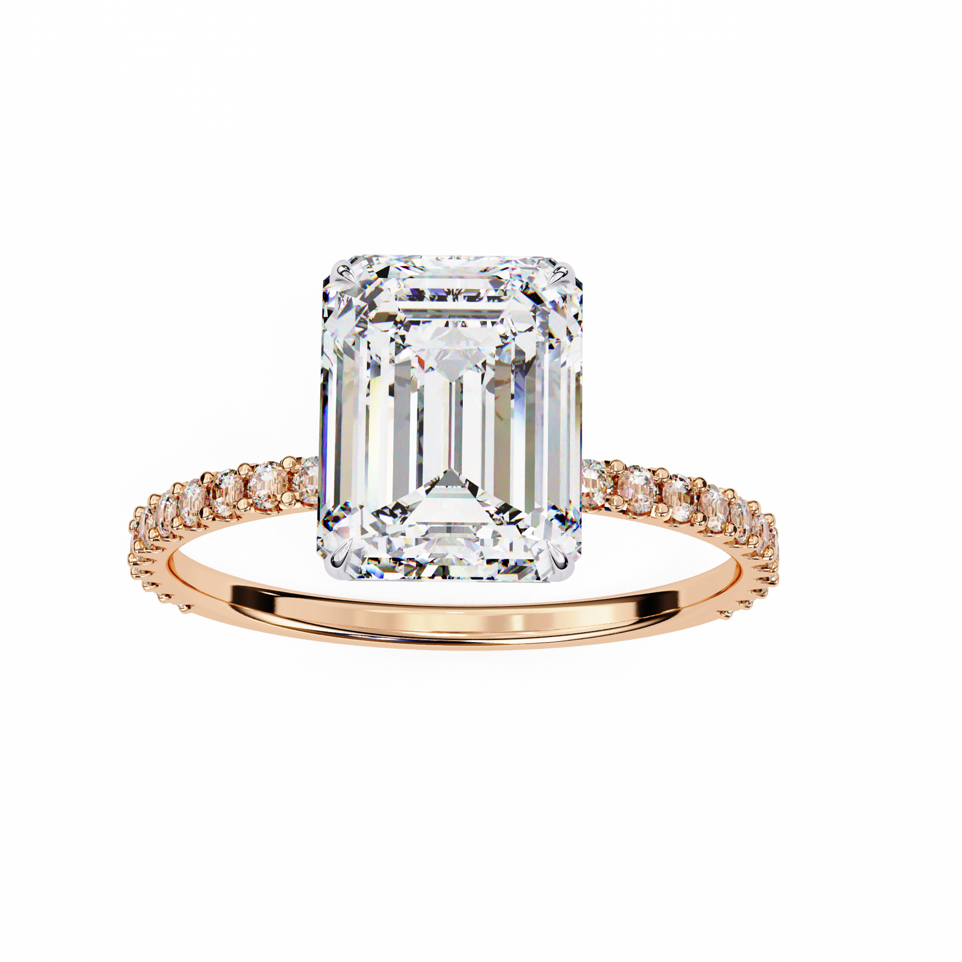 Sundara Emerald Diamond Ring - Espira Gems