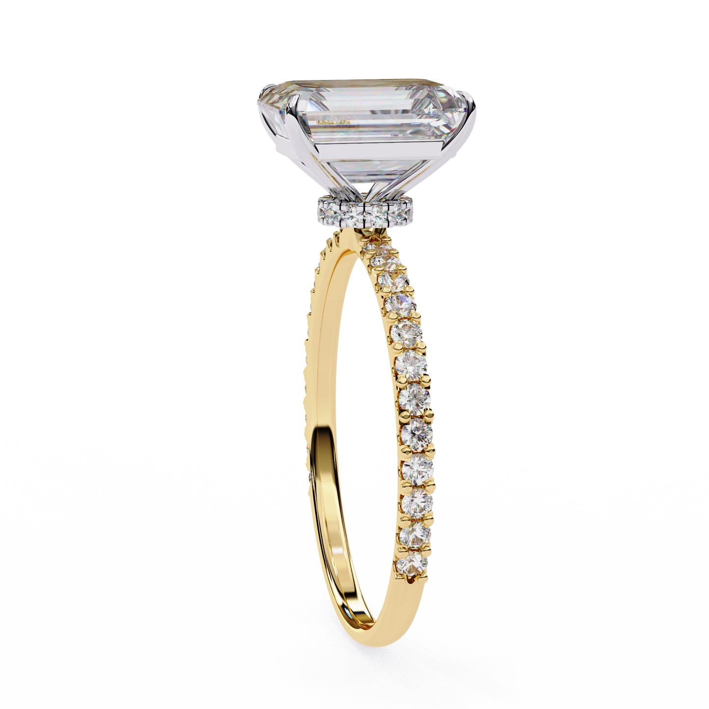 sundara emerald diamond ring - espira gems