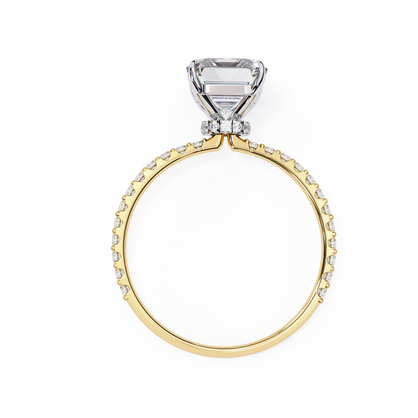 sundara emerald diamond ring - espira gems