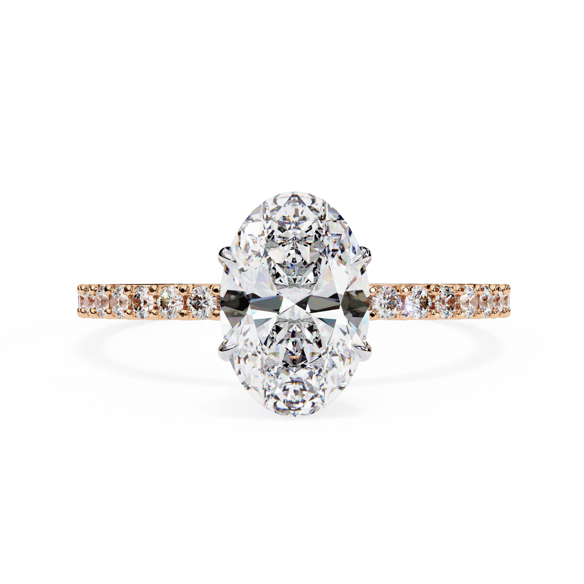 Paradise Oval Diamond Ring - Espira Fine Gems