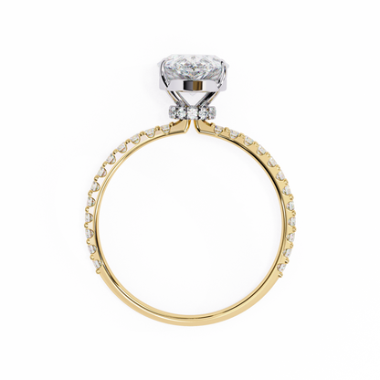 Paradise Pear Diamond Ring
