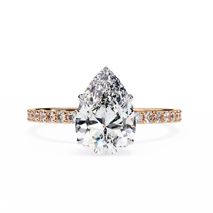 Paradise Pear Diamond Ring