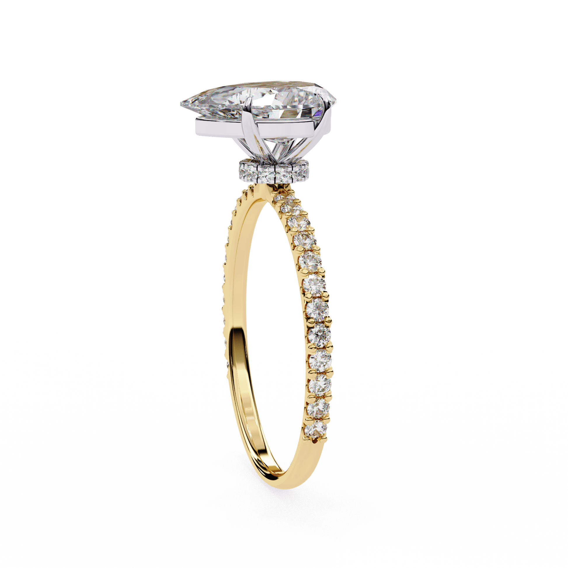 Paradise Pear Diamond Ring - Espira Fine Gems