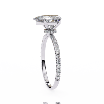 Paradise Pear Diamond Ring - Espira Fine Gems