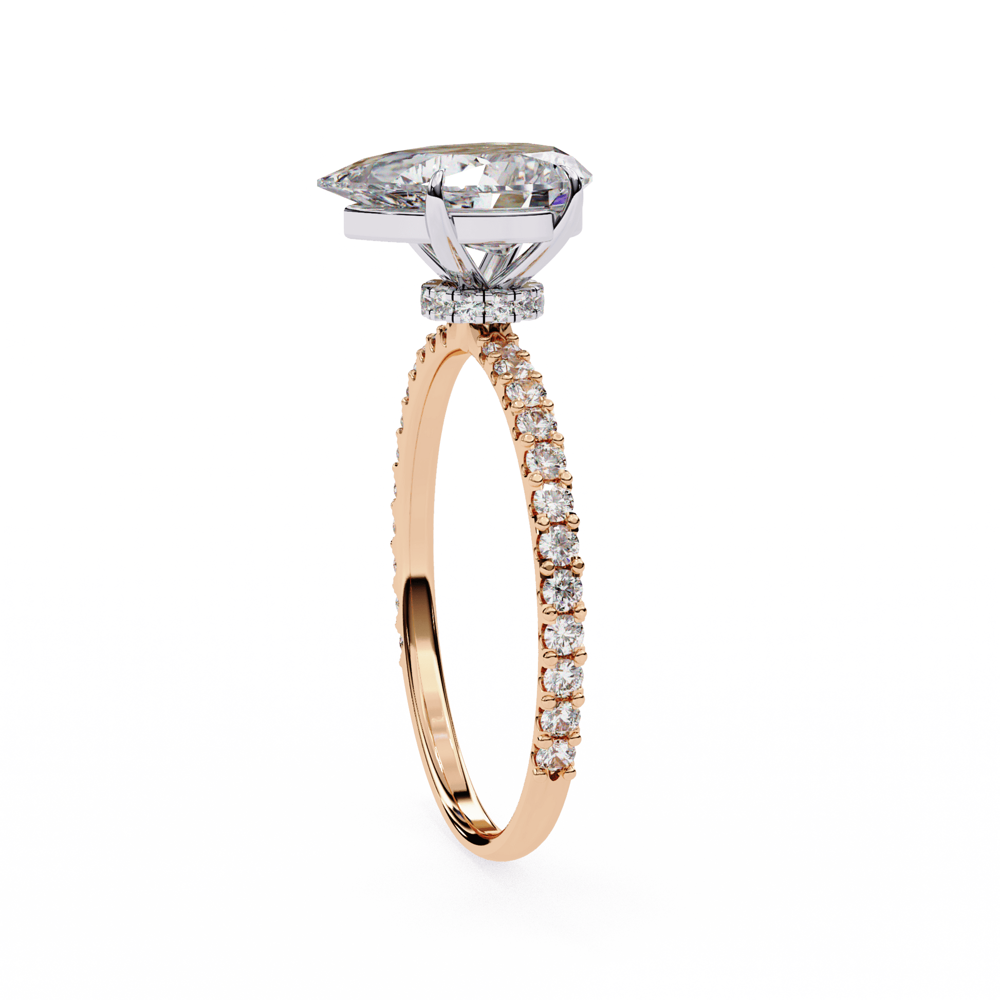 Paradise Pear Diamond Ring - Espira Fine Gems