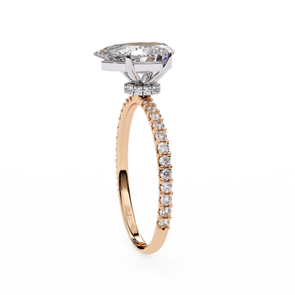 Paradise Pear Diamond Ring - Espira Fine Gems