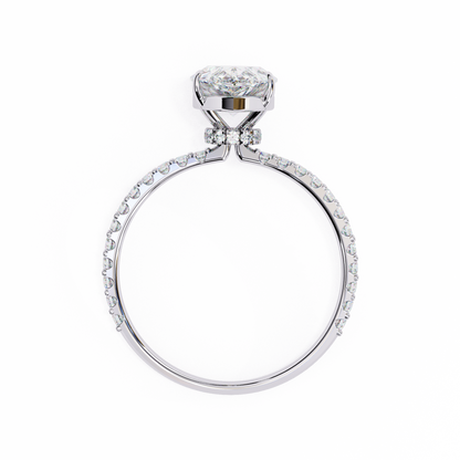 Paradise Pear Diamond Ring