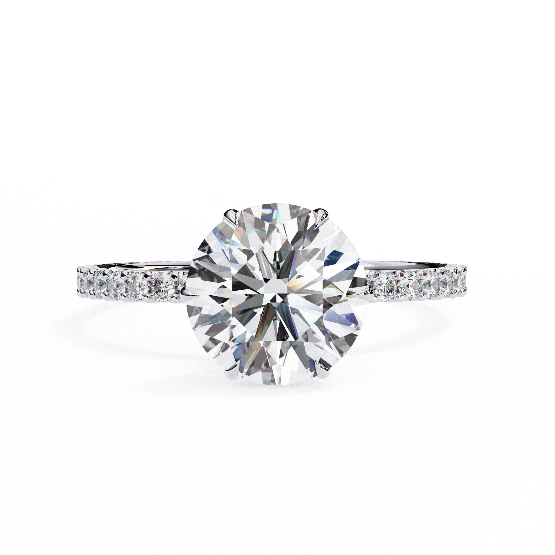 Paradise Round Diamond Ring - Espira Fine Gems