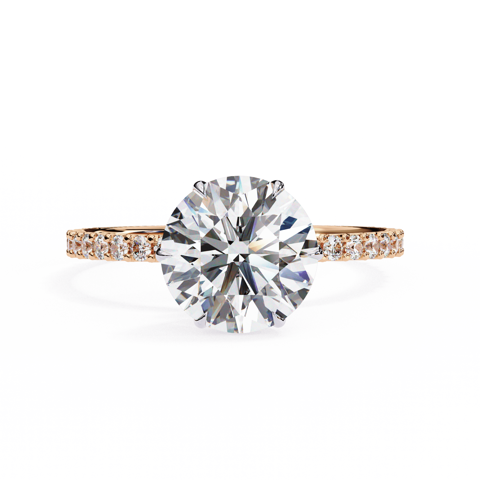 Paradise Round Diamond Ring - Espira Fine Gems