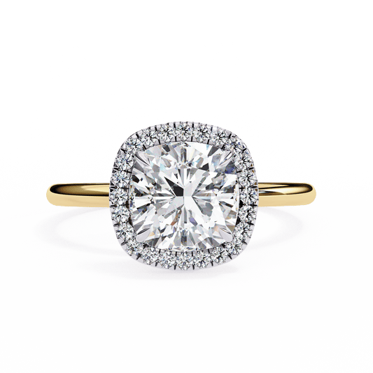 Daystar Cushion Diamond Ring - Espira Fine Gems