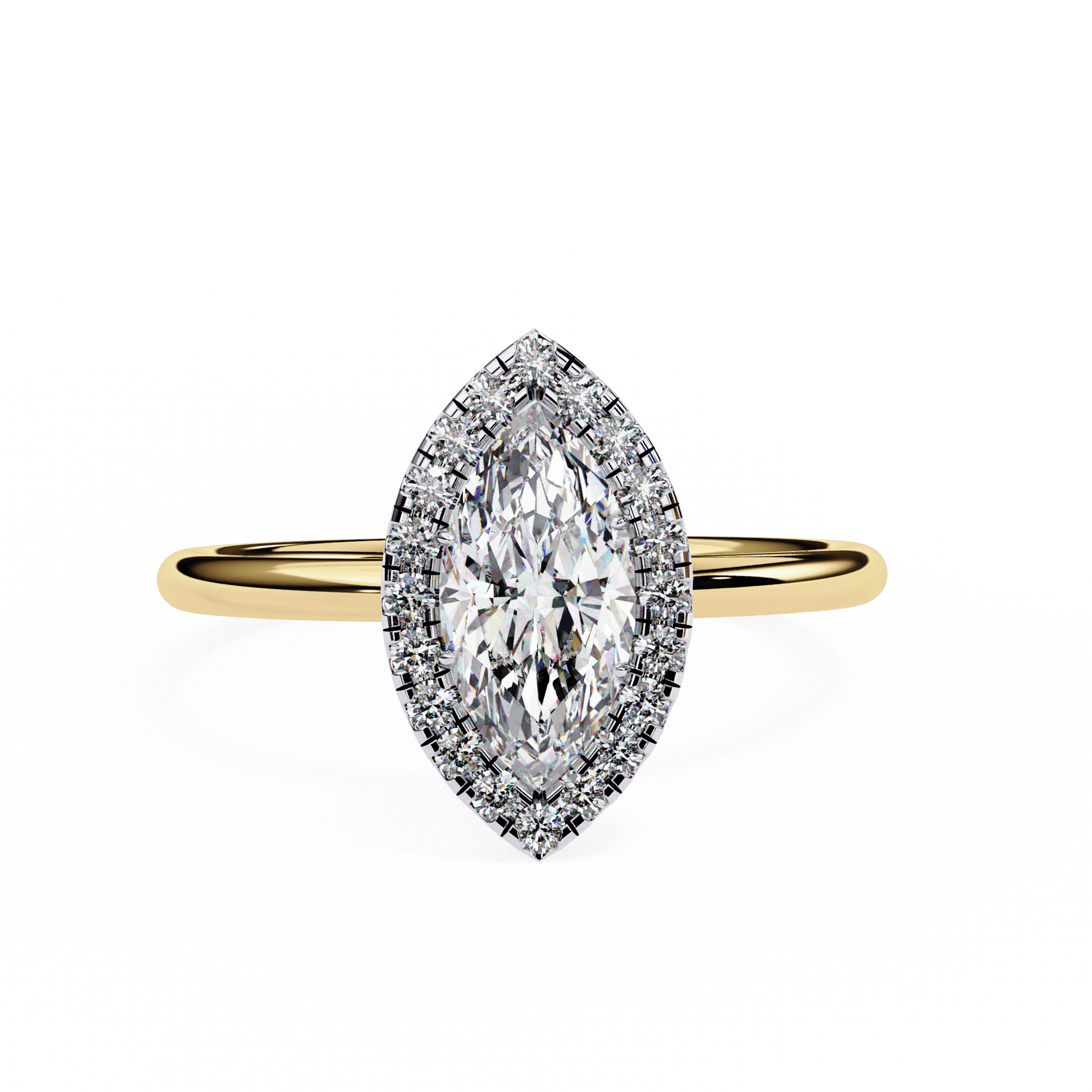 Daystar Marquise Diamond Ring - Espira Fine Gems