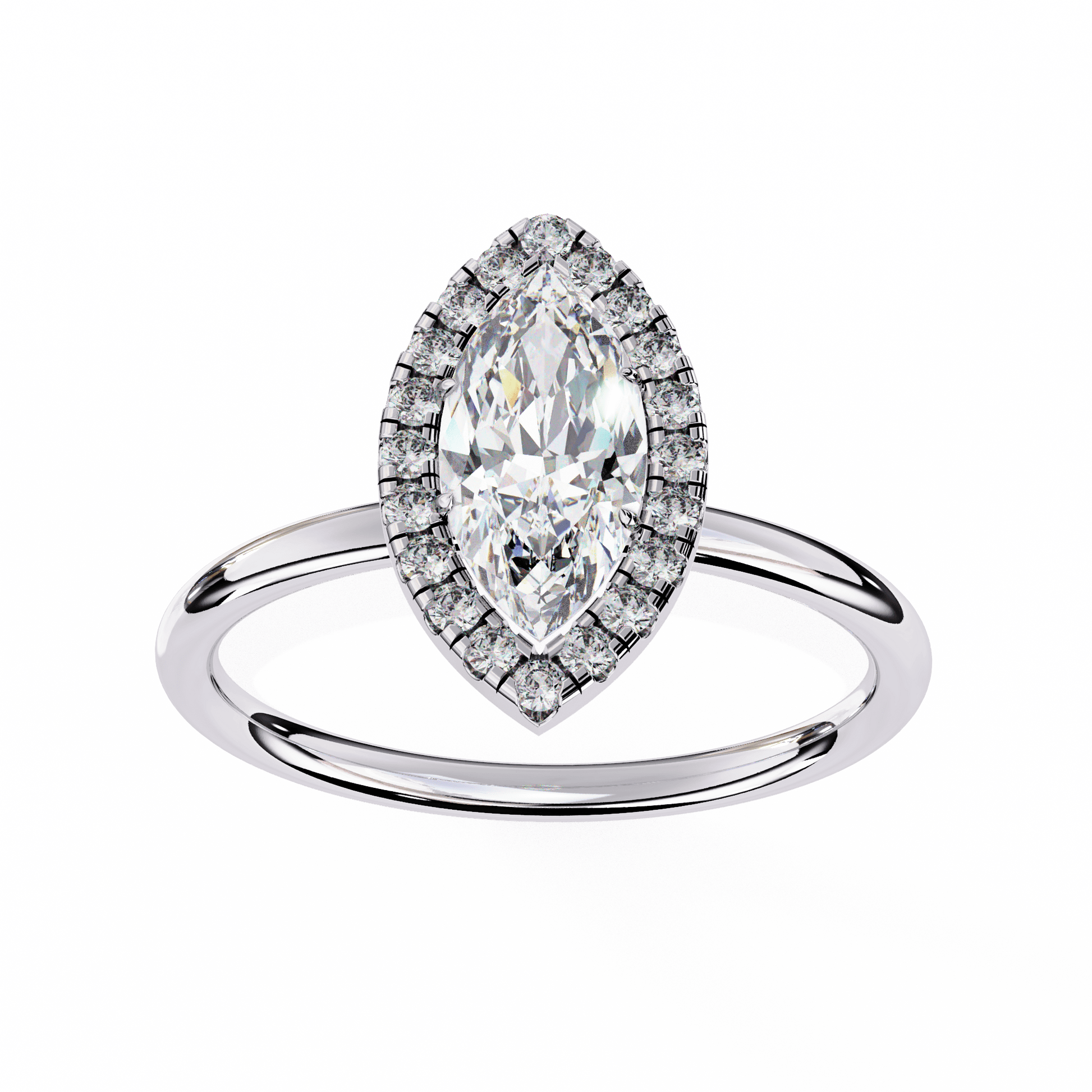 Daystar Marquise Diamond Ring - Espira Fine Gems