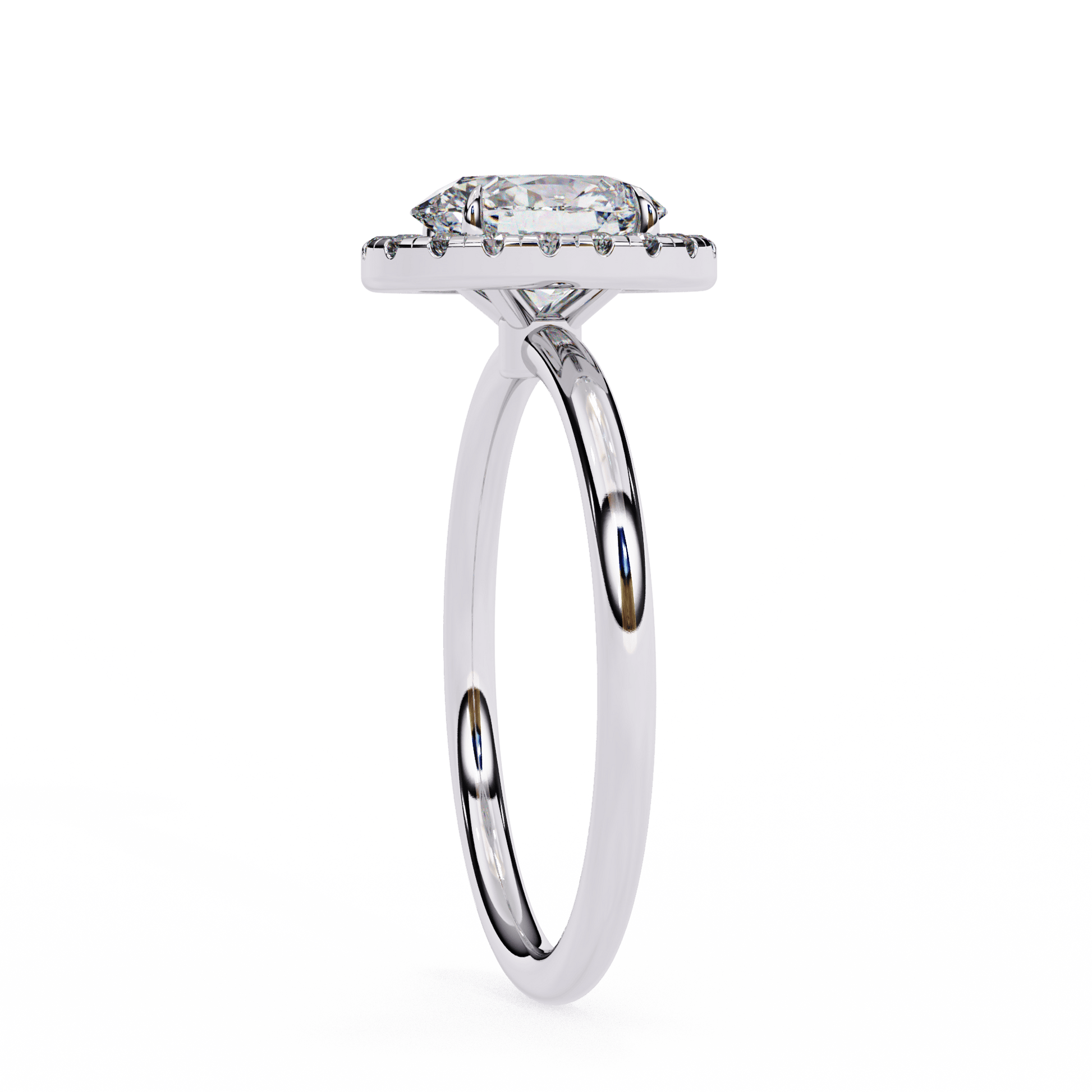 Daystar Oval Diamond Ring - Espira Fine Gems