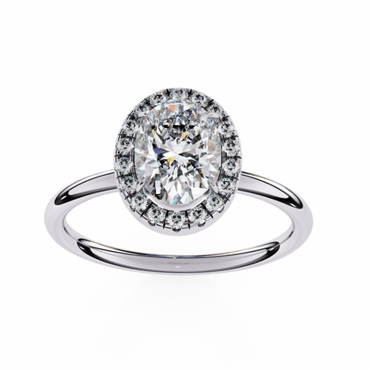 Daystar Oval Diamond Ring - Espira Fine Gems