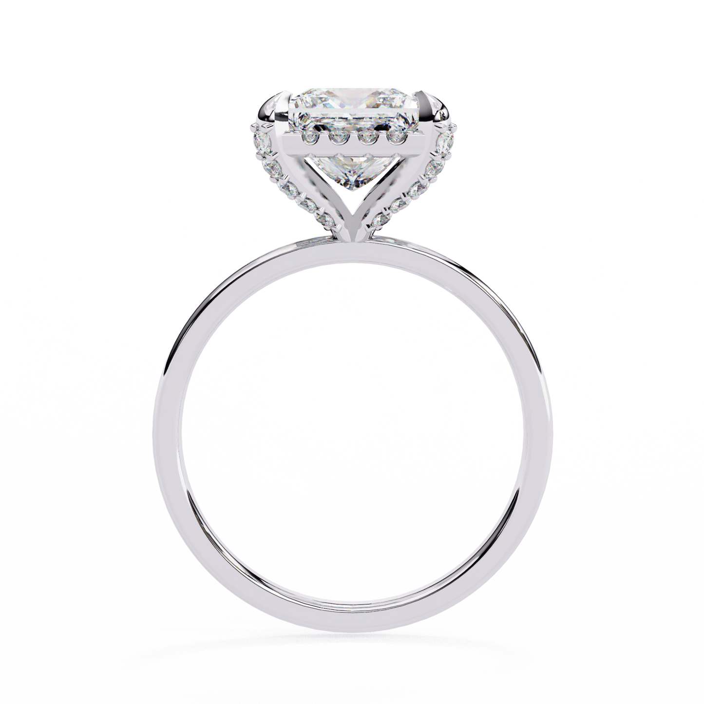 royal icon princess diamond ring - espira fine gems