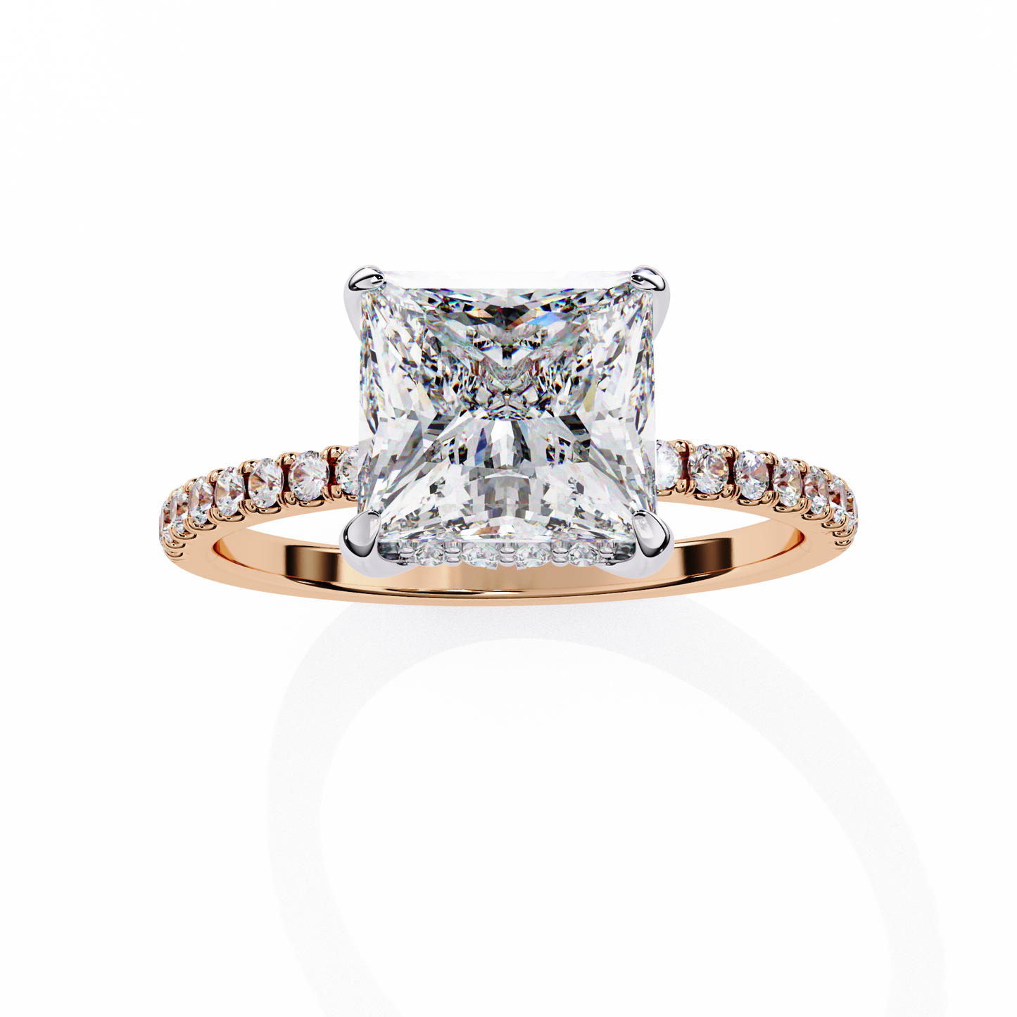 nobleza princess diamond ring - espira fine gems