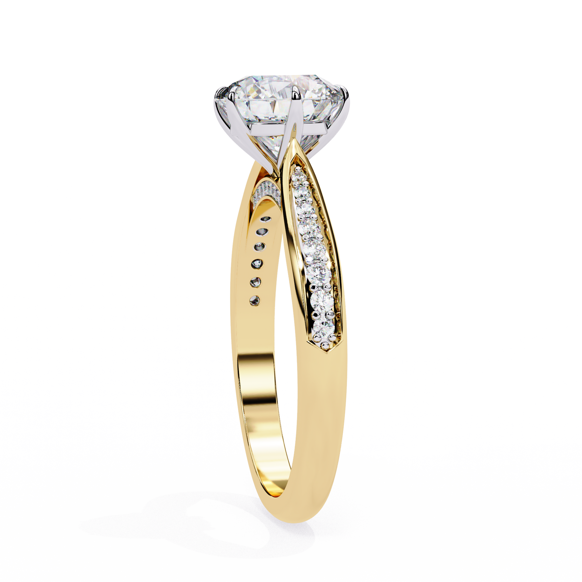 Nobleza Round Diamond Ring - Espira Fine Gems