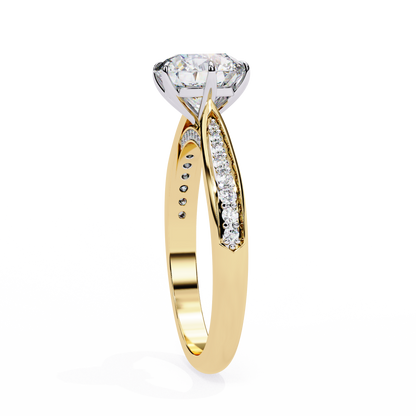 Nobleza Round Diamond Ring - Espira Fine Gems