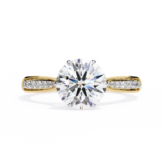 Nobleza Round Diamond Ring - Espira Fine Gems