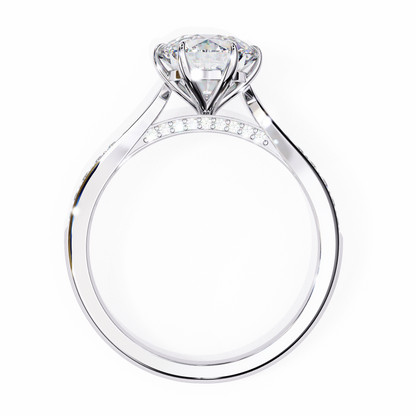 Nobleza Round Diamond Ring - Espira Fine Gems