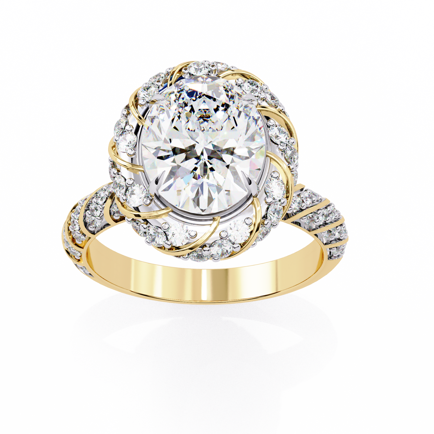 aurora royale diamond ring - espira fine gems